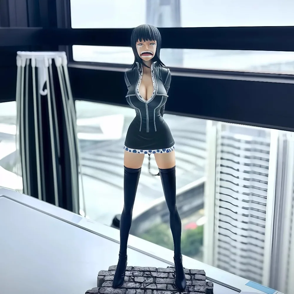 Figura de Anime Nico Robin de una pieza, 26cm, Nico Robin Enies, vestíbulo, postura de pie, estatua de Pvc, modelo de decoración de escritorio, regalos de juguete GK