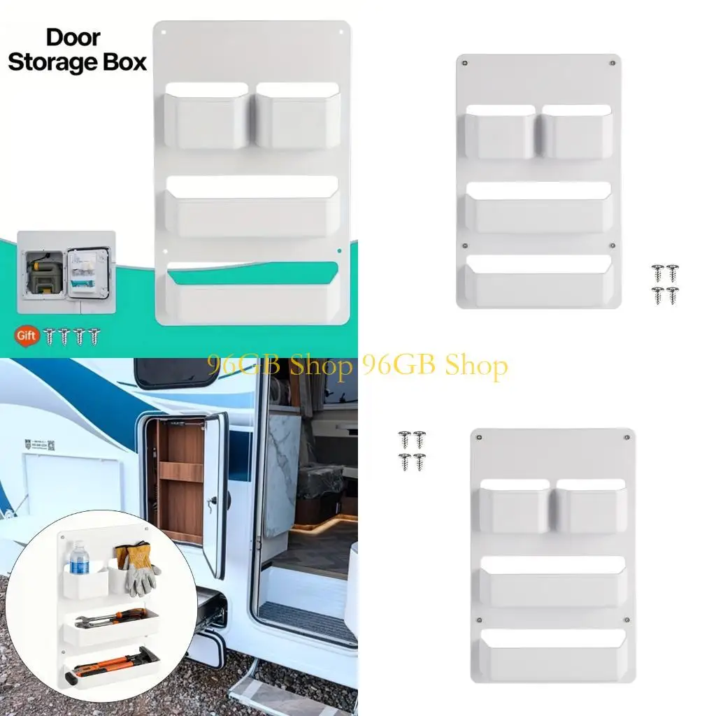

96GB Efficient Multi Compartment Campers Door Storage for Motorhome Campers