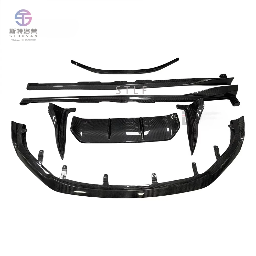 

For 18-21 RC300 RC350 F SPORT Upgrade ART Style Carbon Fiber Front Spoiler Rear Diffuser Side Skirt Rear Spoiler Body Kit