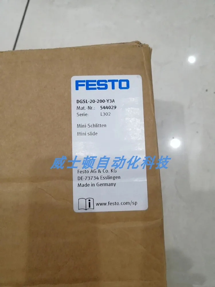 

Оригинальный оригинальный раздвижной цилиндр FESTO DGSL-20-100-PA 544011