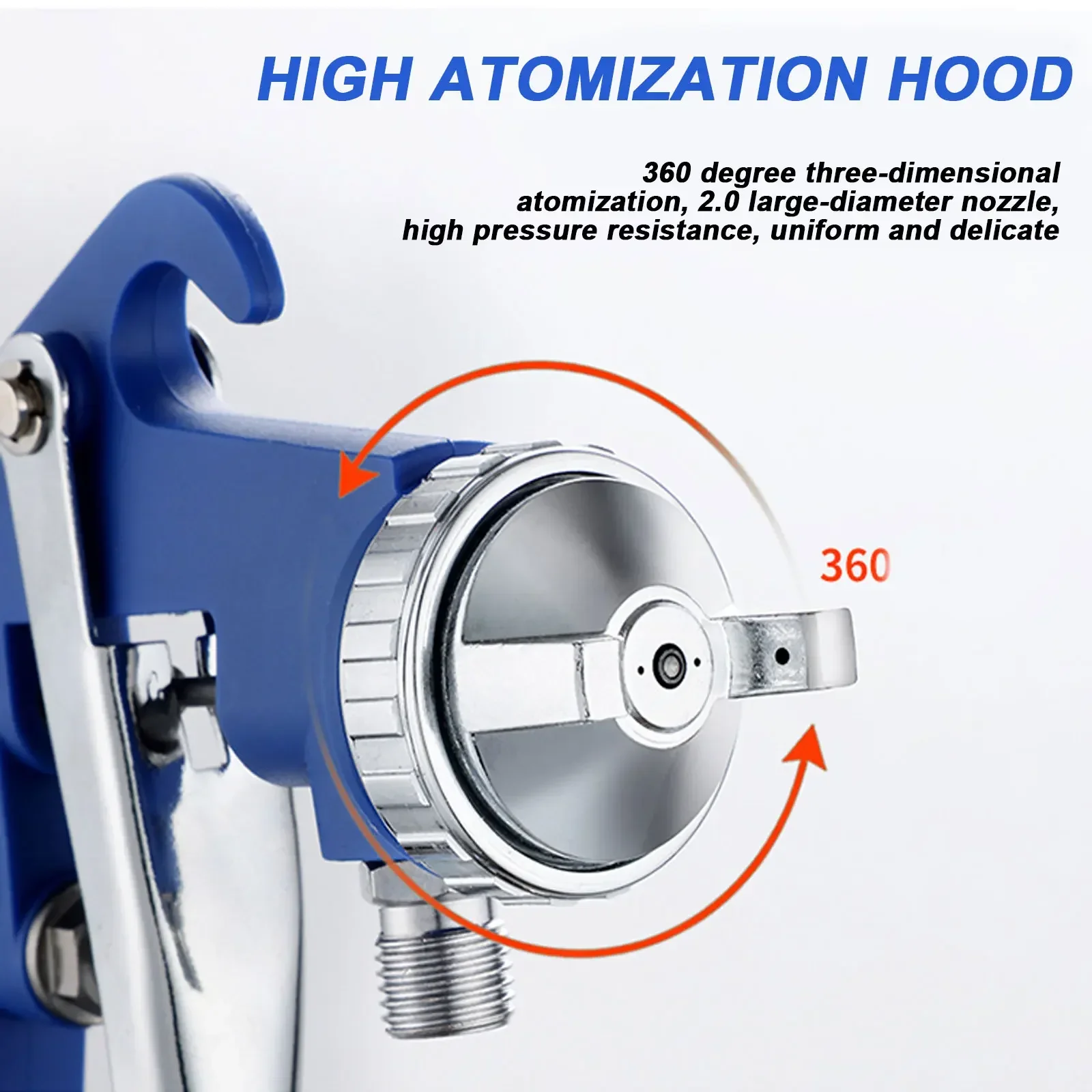 Pneumatic Sprayer Anti-Rust Paint  Professional Paint Spray Gun for Can Furniture Car Paint Glue High Atomizing Spray