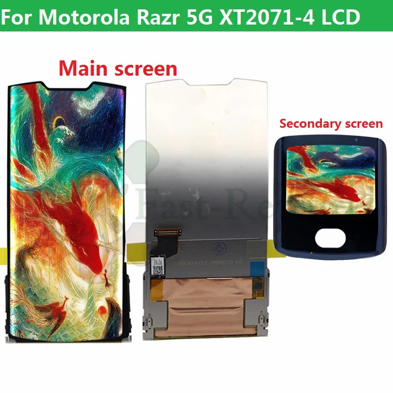 استبدال شاشة LCD ومستشعر اللمس لموتورولا موتورولا رازر 5G 2020 XT2071-4 – تقييم شامل لـ 2808039