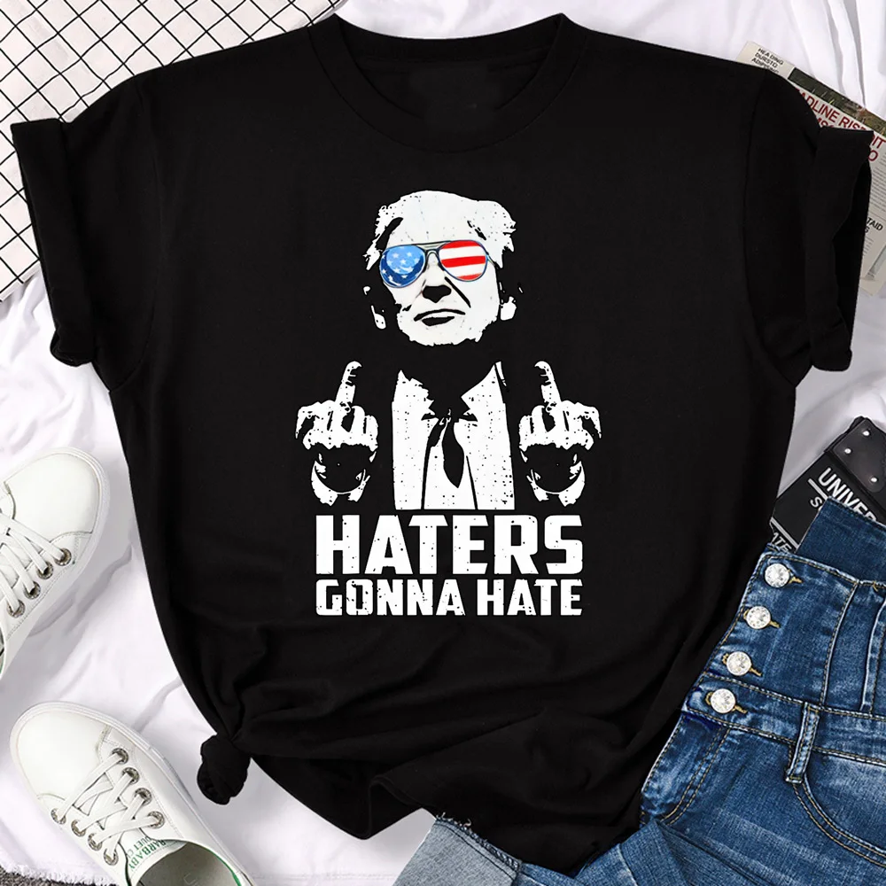 Make America Great Again shirt female streetwear graphic University Classic Breathable t-shirt anime Grunge Psychedelic Gothic