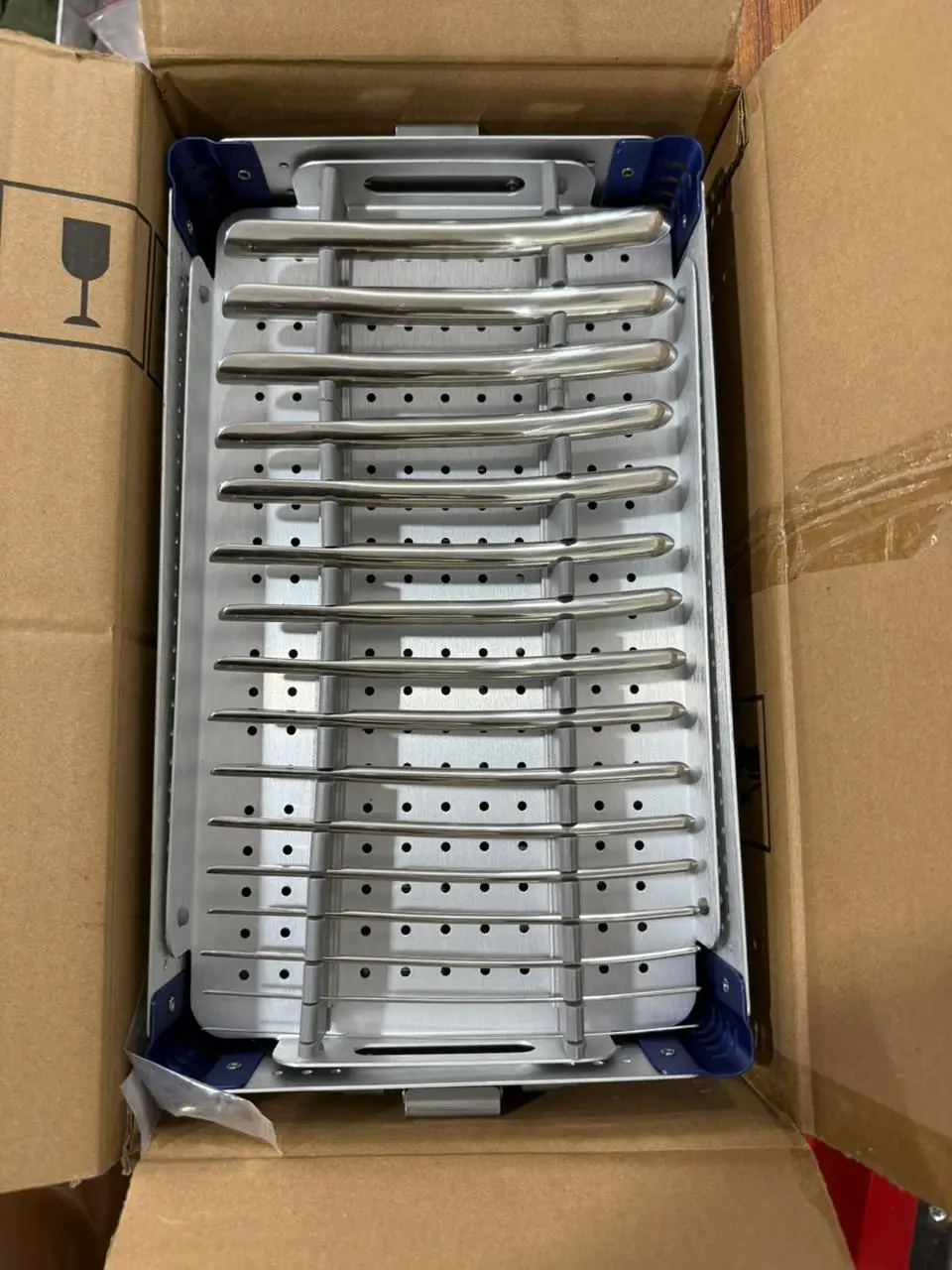 Stainless Steel Manual Hegar Dilator Set NO-055 1.0mm to 26.0mm 26 Pieces with Sterilization Container CE Certified