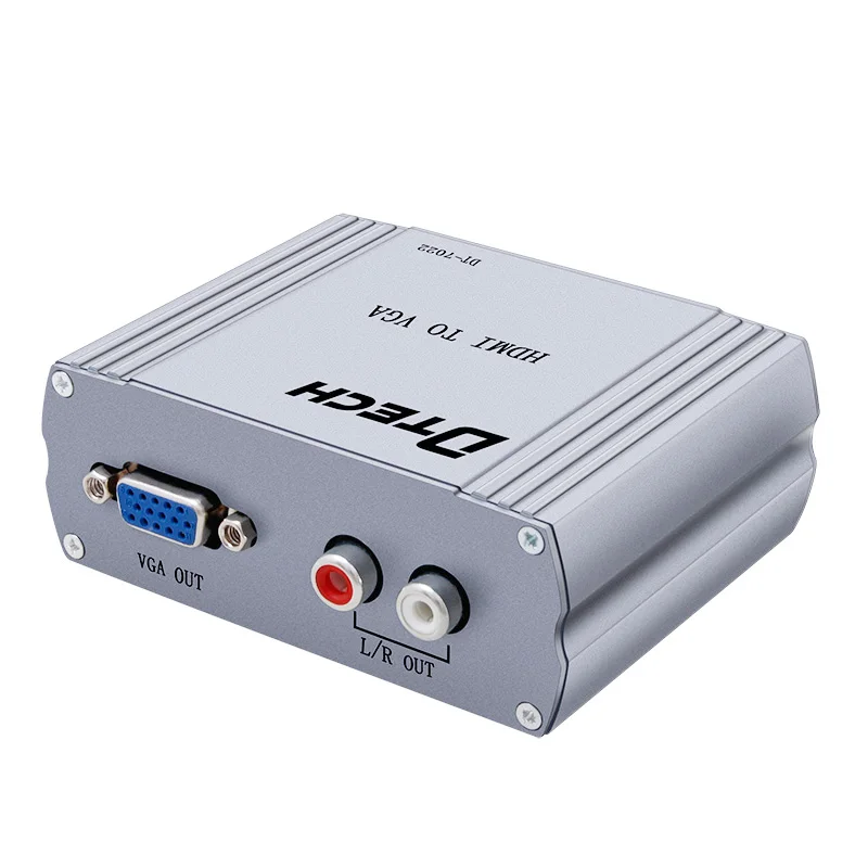 HDMI 1.2A to VGA Converter HD 480i ~ 1080p Plug and Play hdmi to Vga Adapter for Monitor or Projector