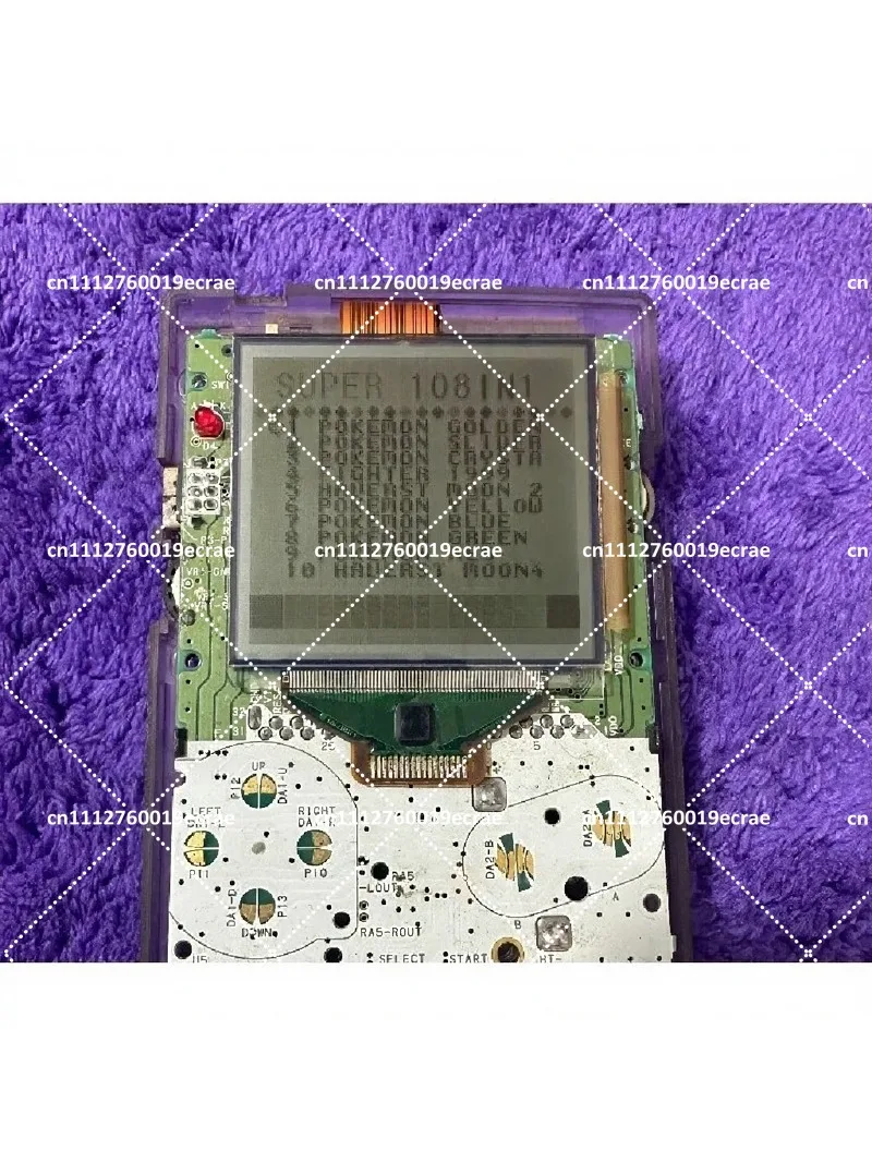 Portable Handheld Game Console Replacement LCD Screen Display Panel Black White Compatible Parts