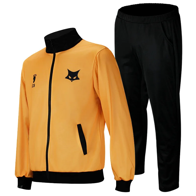 

Volleyball Junior Cos Uniform Cosplay Black Wolves MSBY Uniform Jacket Anime Sweater Baseball Uniform