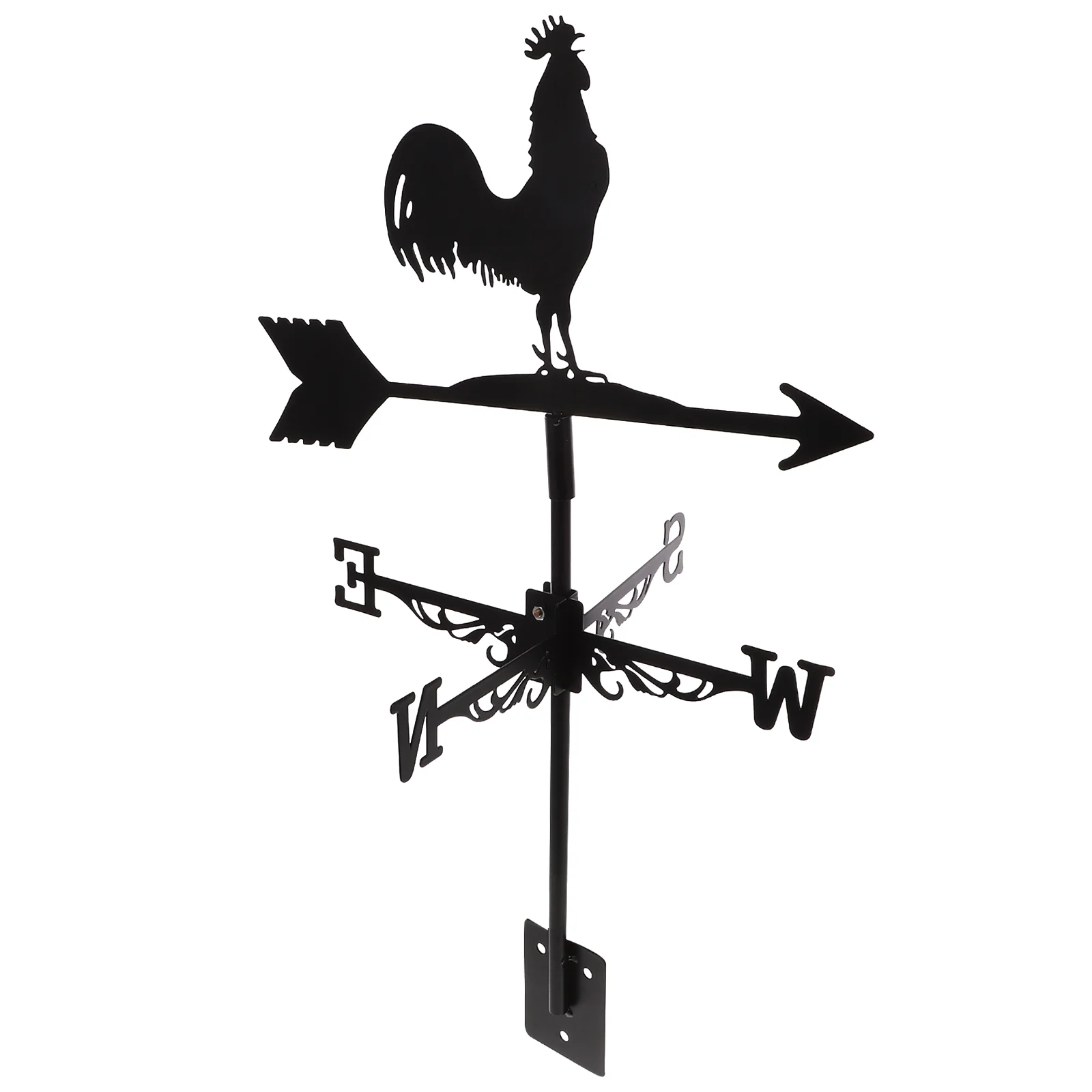 

Lawn Decorations Outdoor Roof Weather Vane Iron Wind Direction Indicator Weathervane Halloween Yard Indicators Patio Black