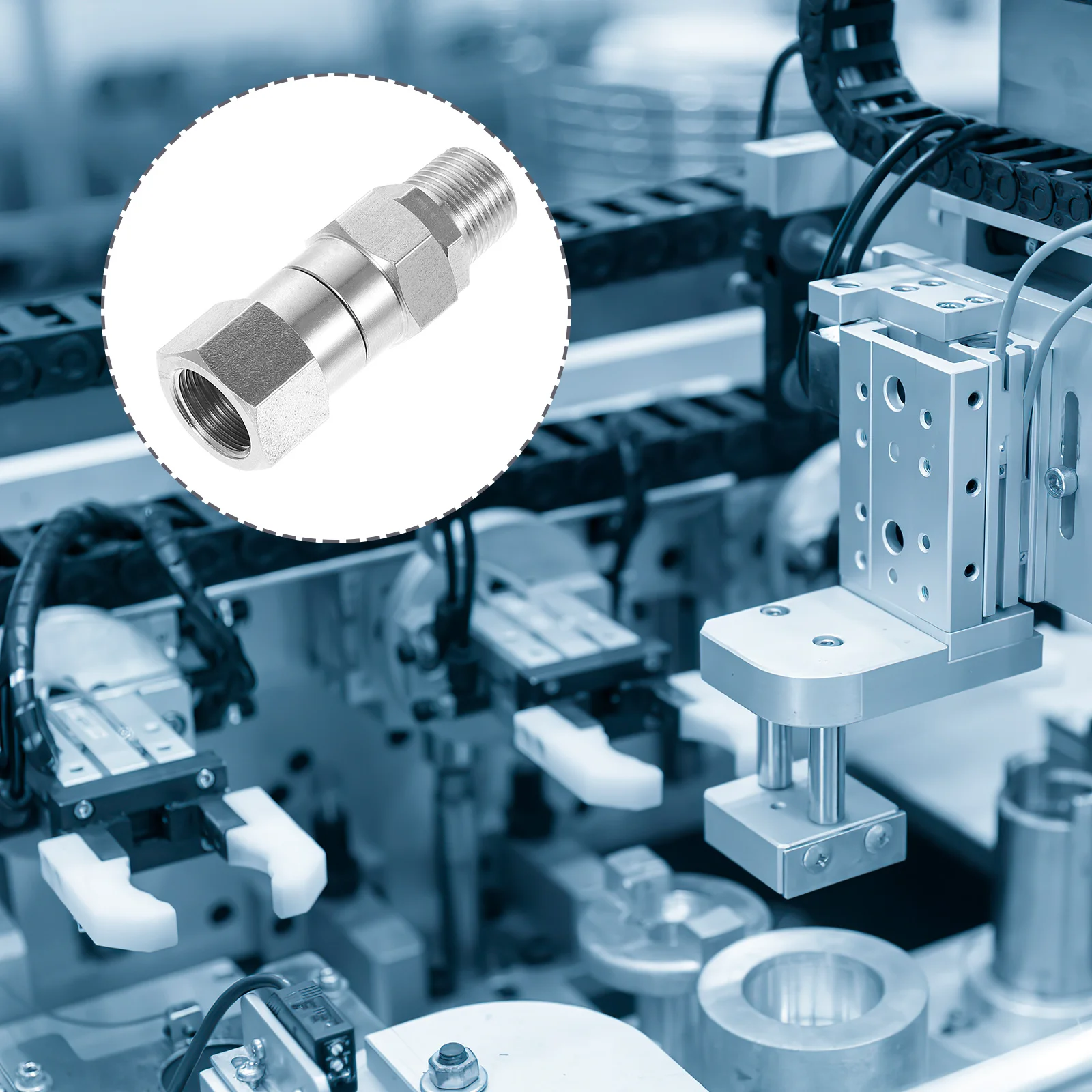 

Адаптер компрессионной трубки из нержавеющей стали, прочный разъем для водопроводной линии холодильника, гидравлические пневматические инструменты