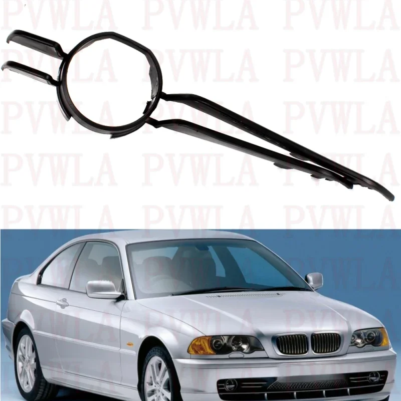 Right Side Front Bumper Fog Lamp Light Grille Cover 51118204358 For BMW 323Ci 325Ci 328Ci 330Ci E46/2D 2000 2001 2002 2003