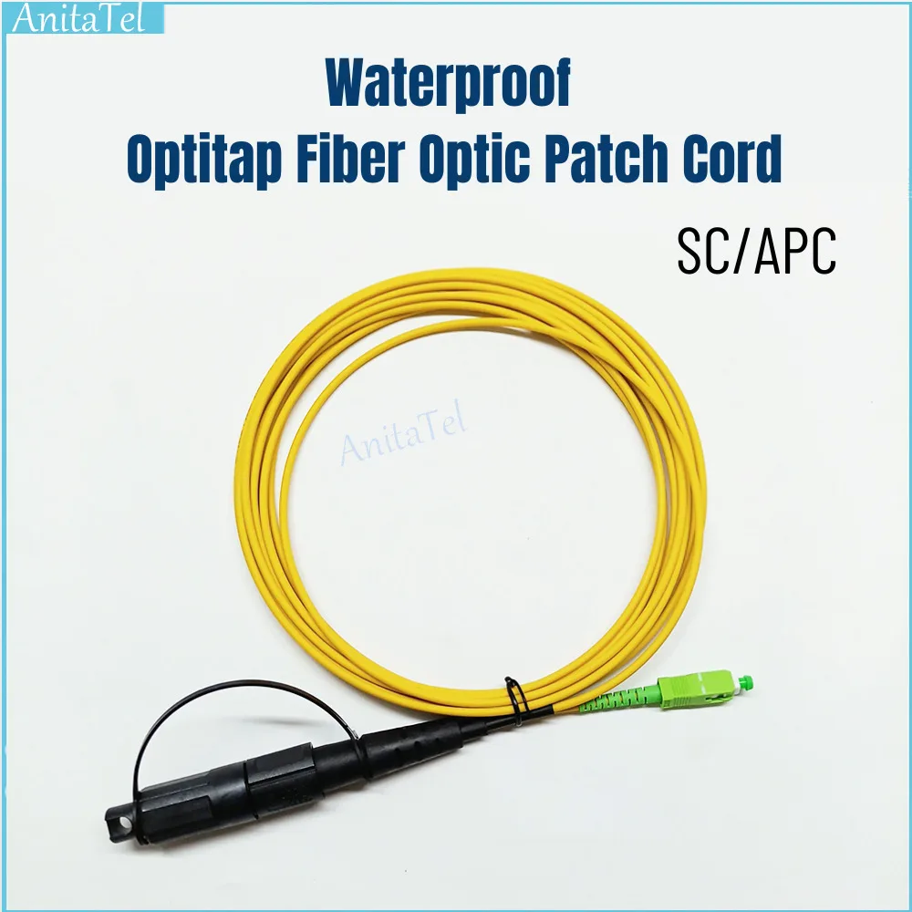 

SC/APC Optitap Fiber Optic Patch Cord Waterproof SC/APC Optitap Fiber Optic Patch Cord 3 Meter, SM OPT/SC/APC-SC/APC