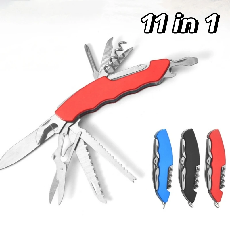 Hot Sale 11 In 1 Multifunctional Knife Folding Knife Outdoor Knife Multifunctional Pliers Pocket Knife Army Knife Camping Tools