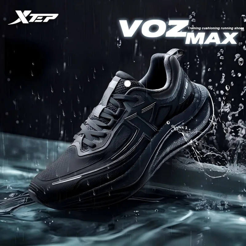 Męskie buty do biegania Xtep VOZMAX, zimowe, oddychające, sportowe, amortyzujące wstrząsy, sneakersy 876419110005