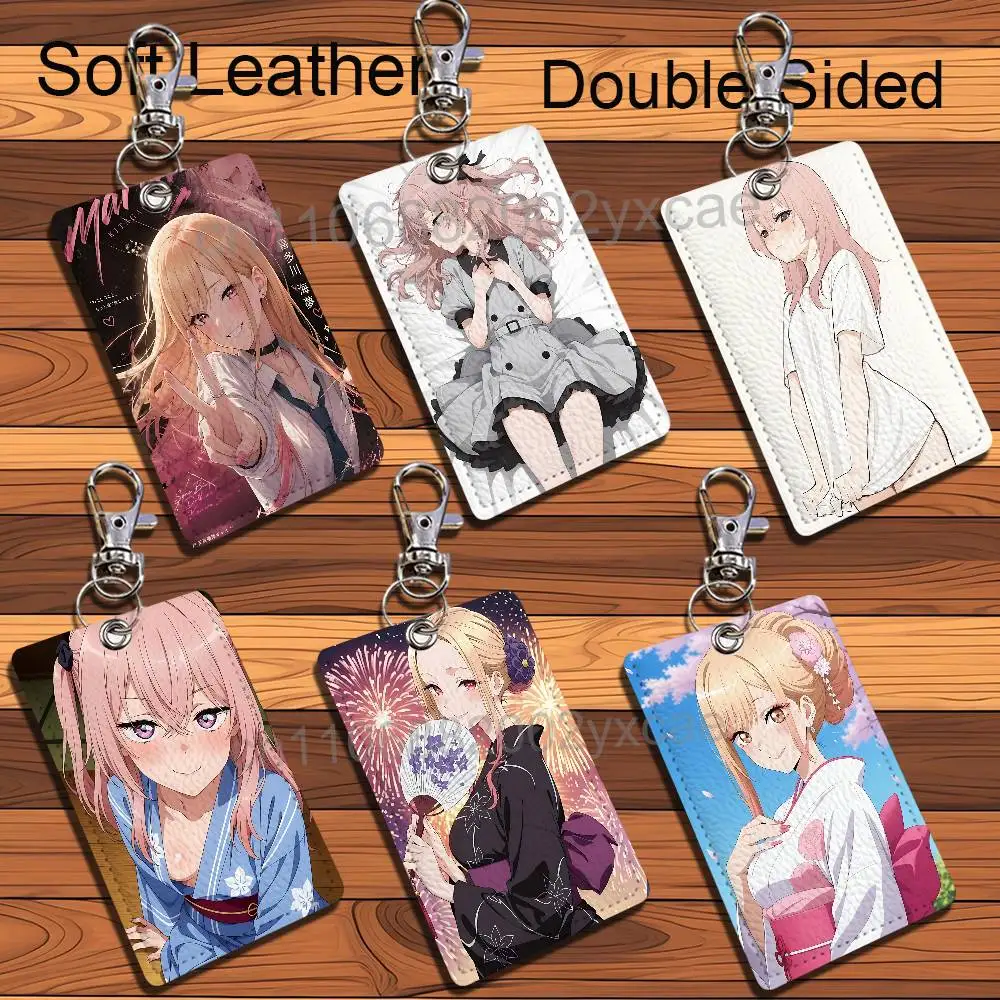 

My Dress Marin Kitagawa Sajuna Card Holder With Keychain Executive Protection For Bank Credit Subway Bus Case