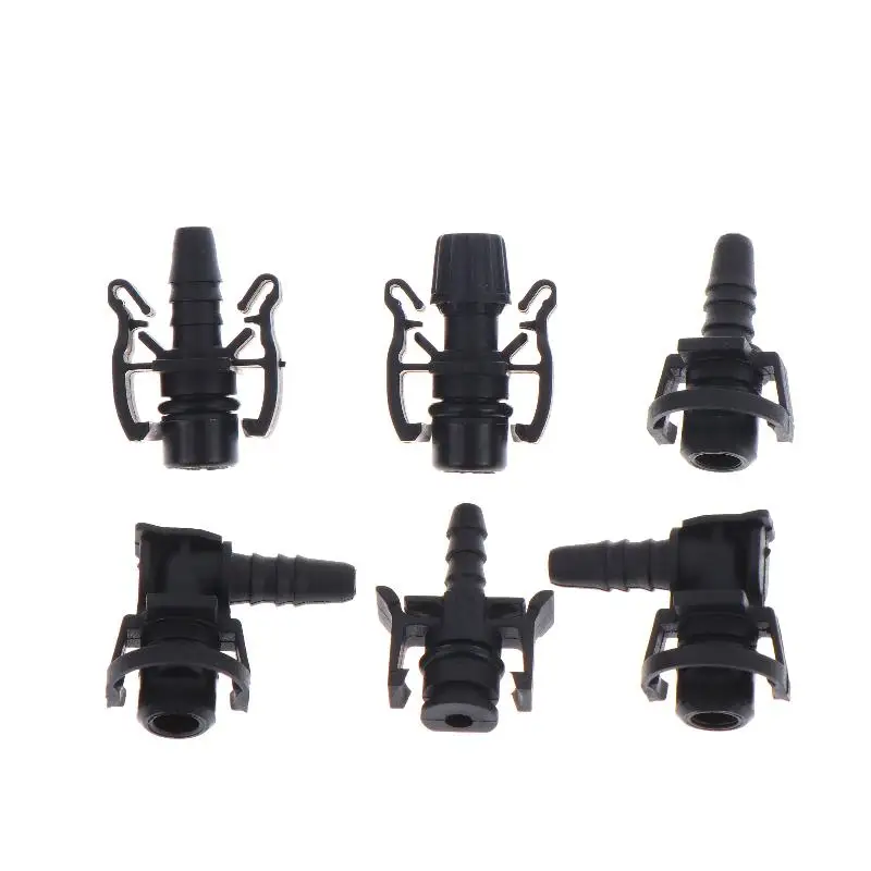 1/5pcs Quick Connector Car Expansion Water Tank Water Hose Straight Connect Connector ABS For C1B18C362AA Car Accessory