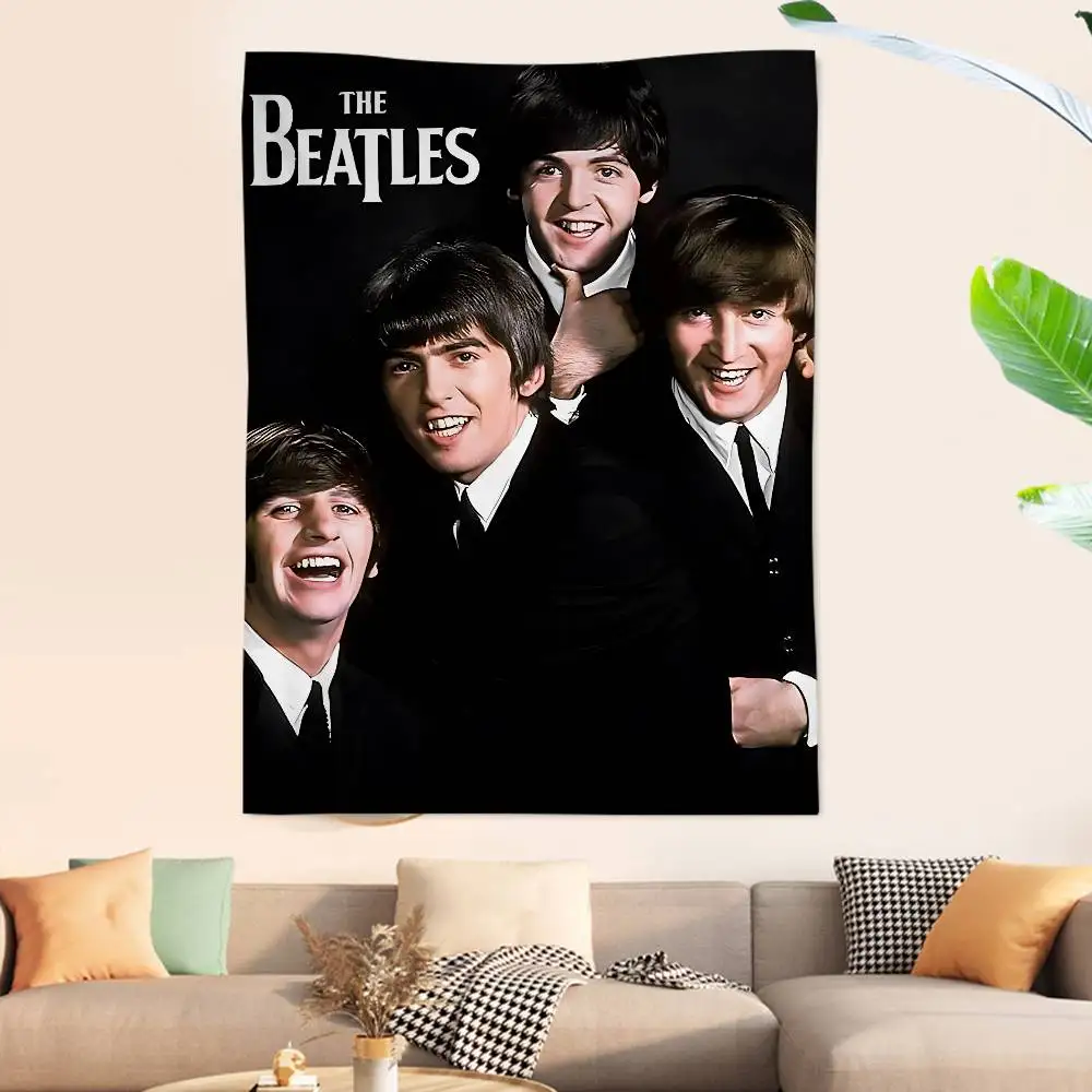 Famous Band The Rock B-Beatles Colorful Tapestry Wall Hanging Hanging Tarot Hippie Wall Rugs Dorm Wall Art Decor