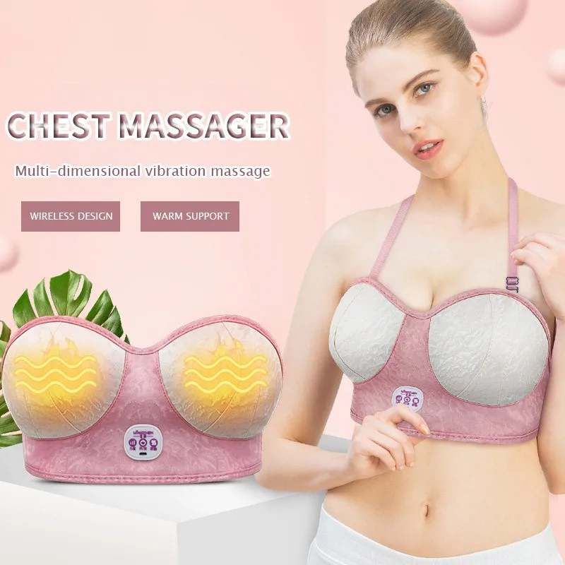 3 Keys Electric breast enhancement instrument Bust Massager Breast Enlargement breast massage underwear treatment of breast drop