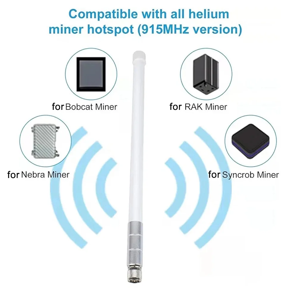 N-type Female To RP-SMA Male With 5-meter Low-loss KMR195 Cable  For LoRa Helium Hotspot HNT Miner Outdoor Accessory view 4