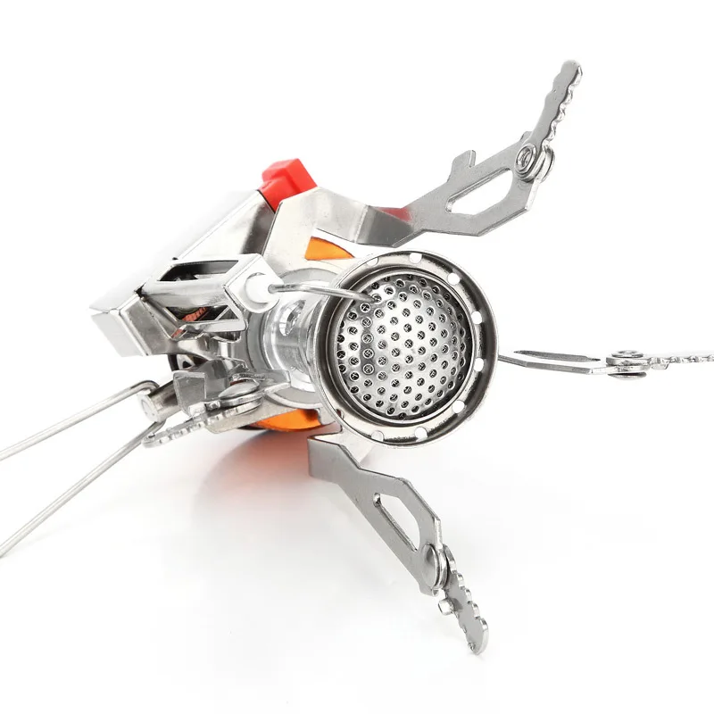 Portable Mini Stove with Electronic Ignition for Picnicking Camping Compact Travel Cooking Stove