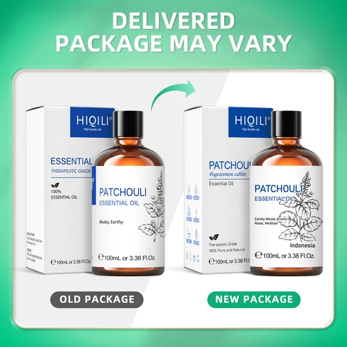 Imagen 2 del producto HIQILI 100ML Aceites esenciales de parches, 100% naturaleza pura para aromaterapia, difusor, humidificador, masaje, mantener feliz, vela