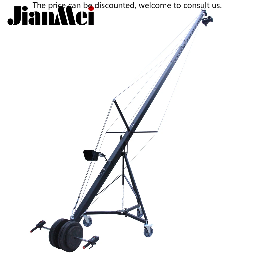 Jianmei Square XF108-8M Camera Crane With Electric Gimbal Controller, Rotary Shooting Stabilizer, Display, And Shooting Bracket