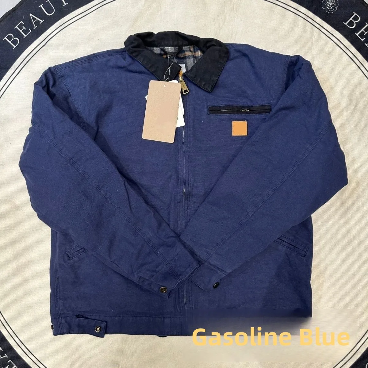 Chaqueta de trabajo estilo americano resistente, da, hoada, para hombre, estilo Detroit J97cleanfit, para otoño e invie...