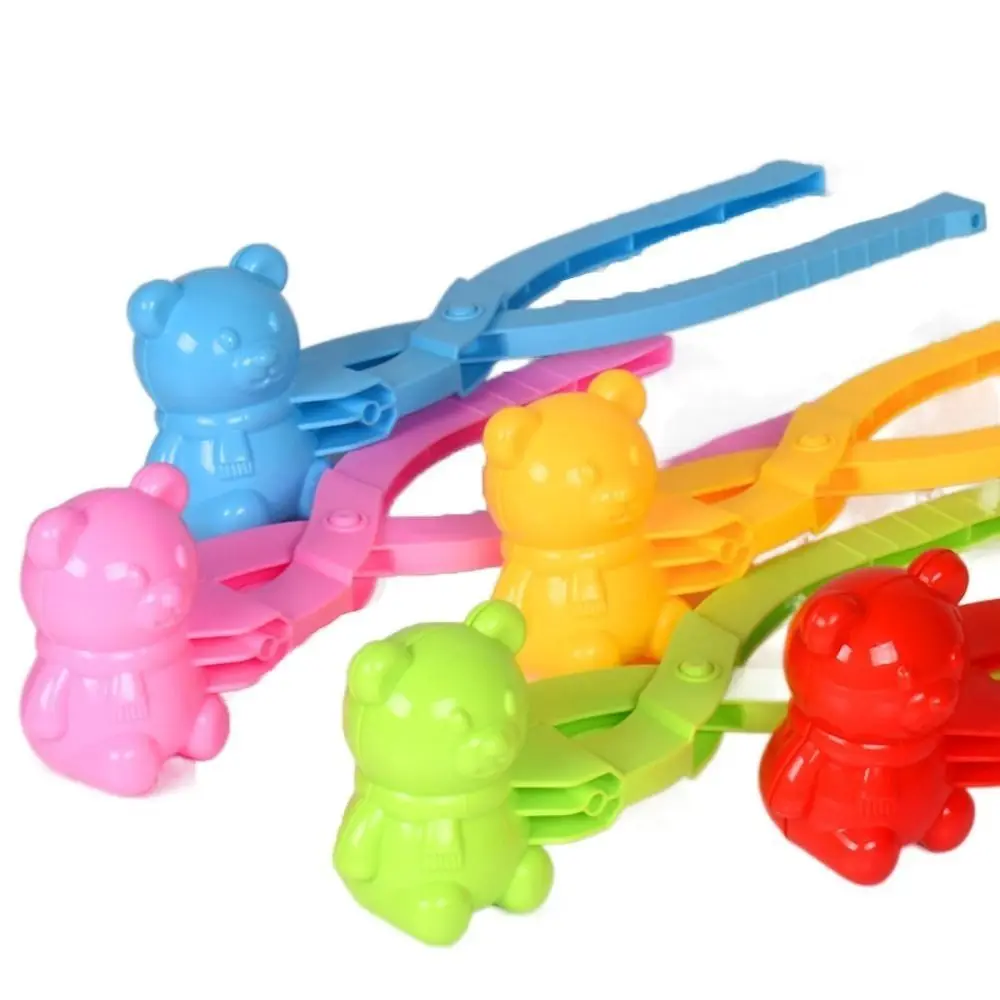 

Plastics Santa Clau Snowball Maker Toy Christmas Tree Anti-slip Handle Christmas Tree Snowball Maker Clips Portable