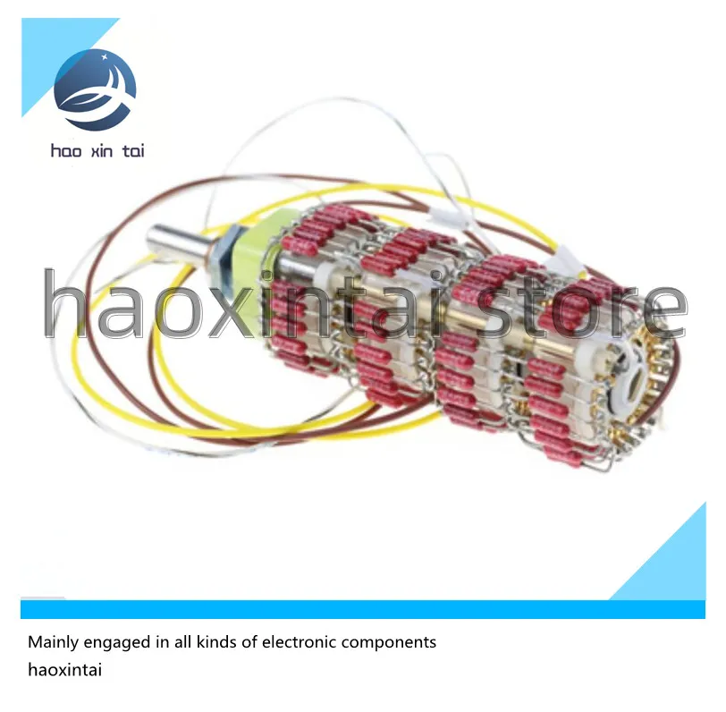 1PCS (parallel shunt type+American RA resistance) partial voltage 24-gear gold-plated potentiometer change-over switch