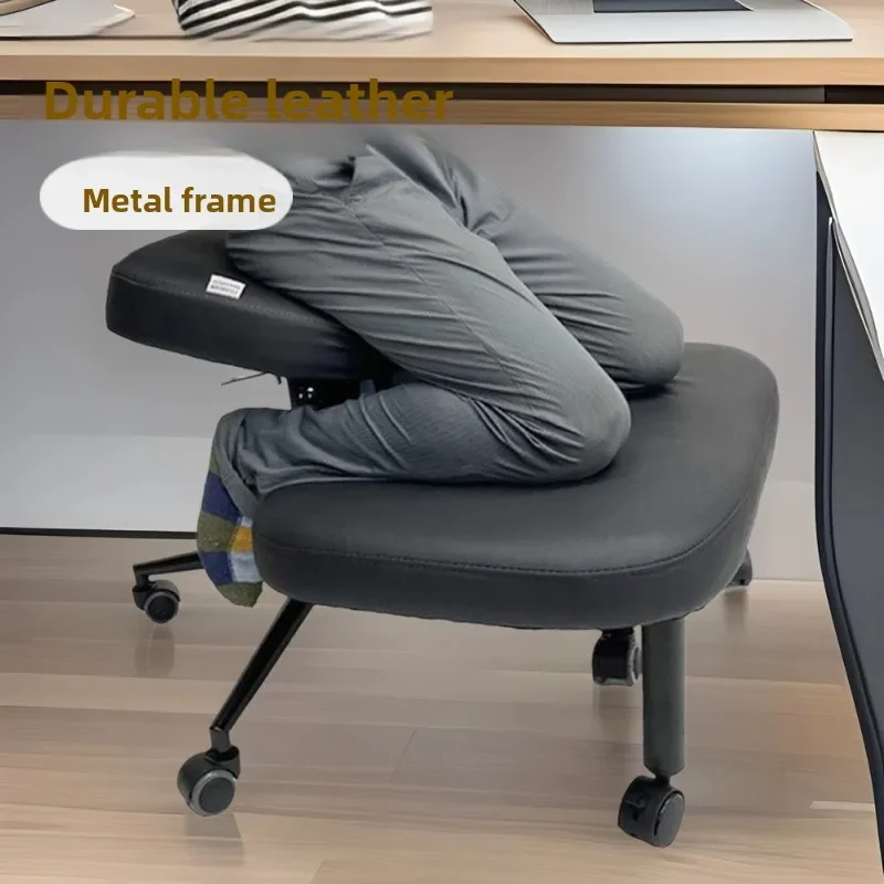 Ergonomic chair Thickened cross-legged chair Household sedentary back chair