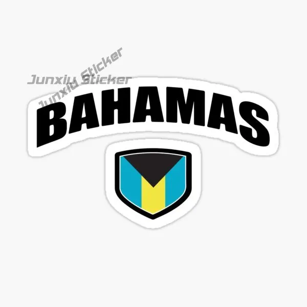 BAHAMAS Flag Bahamas Islands Scenic Tourist Car Sticker Vinyl Self-Adhesive Decorative Decal