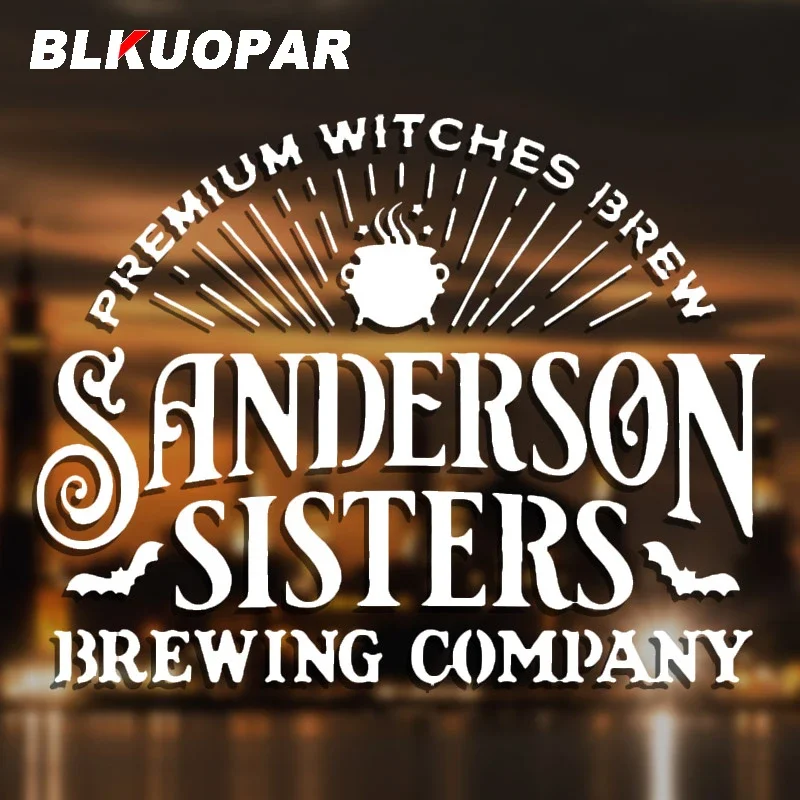 

BLKUOPAR ведьма Хэллоуин сестра графика автомобильная наклейка графический силуэт кондиционер багажник мотоцикл бампер автомобильные аксессуары