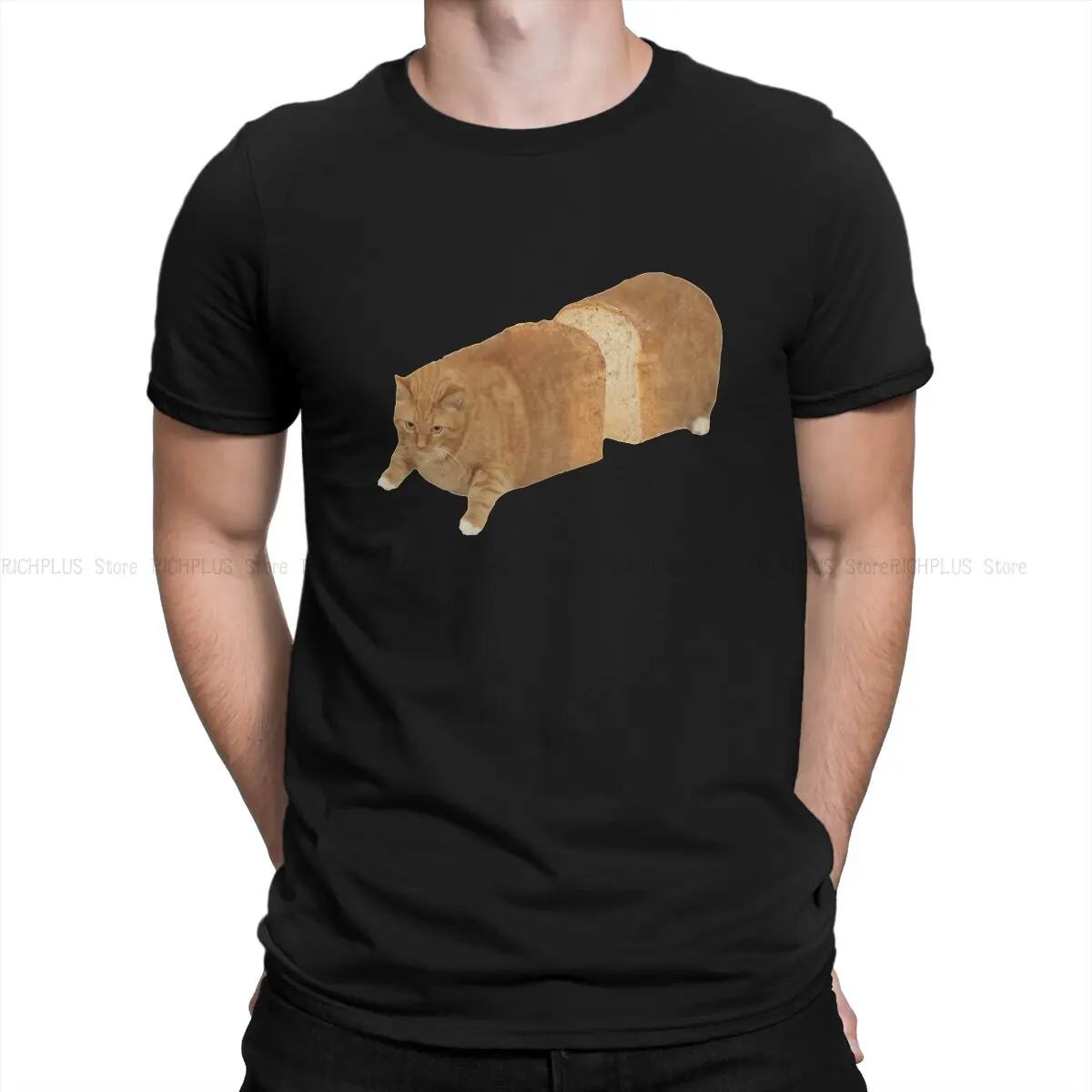 Cat Arts Retro TShirt Loaf Basic Polyester T Shirt Oversized Men Tee Shirt Printing Trendy