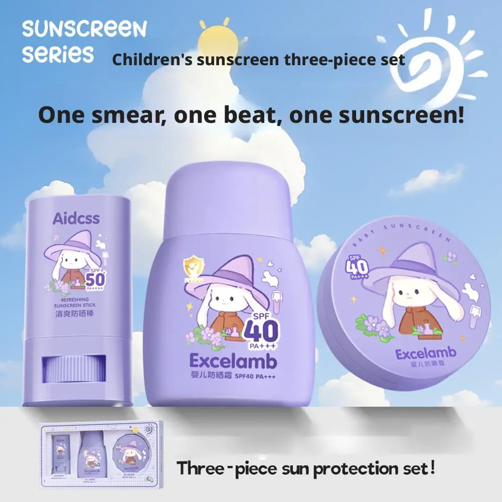 

Children Sunscreen Refreshing Oil Free Sun Protector Outdoor Anti-Oxidation Cream Lotion Body Resistance Non-irritating UV B7V9