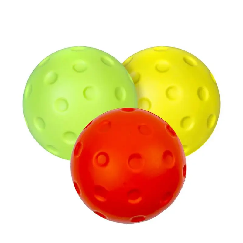 

Крытый мяч Pickleball, улучшенная губка из пенополиуретана, мягкий мяч для дома, 74 мм, бесшумный тренировочный мяч, высокоэластичный мяч для домашней практики