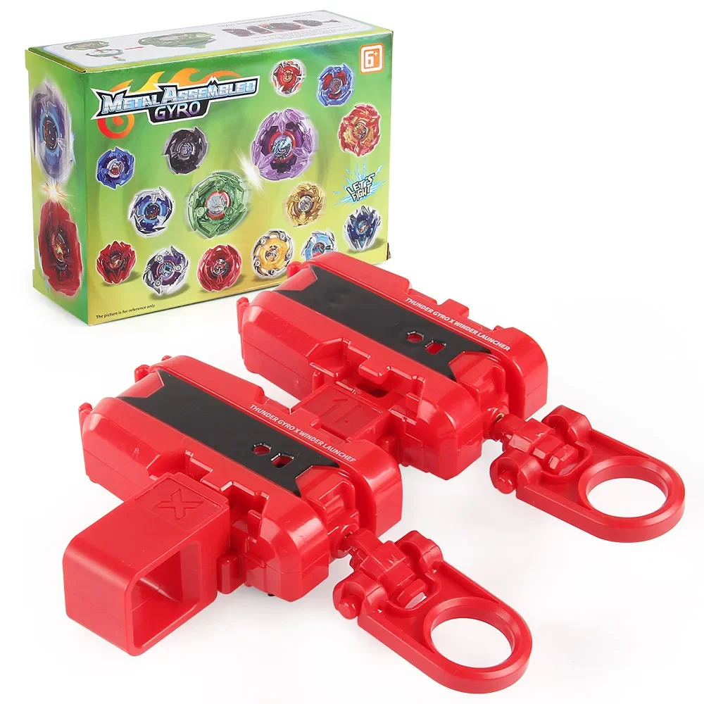 Spinning Tops Ripcord String Launchers with Connector Set Toys Gift