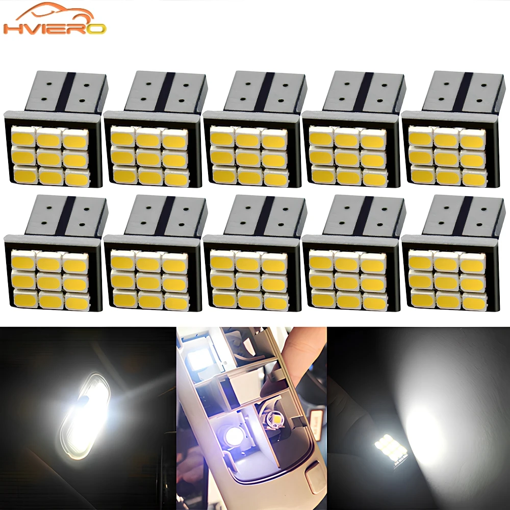 2/4/6/10PCS Car Styling Dome LED Light 1206 9SMD Marker Backup Bulb Interior Read Lamp Parking Reverse License Plate Turn Signal