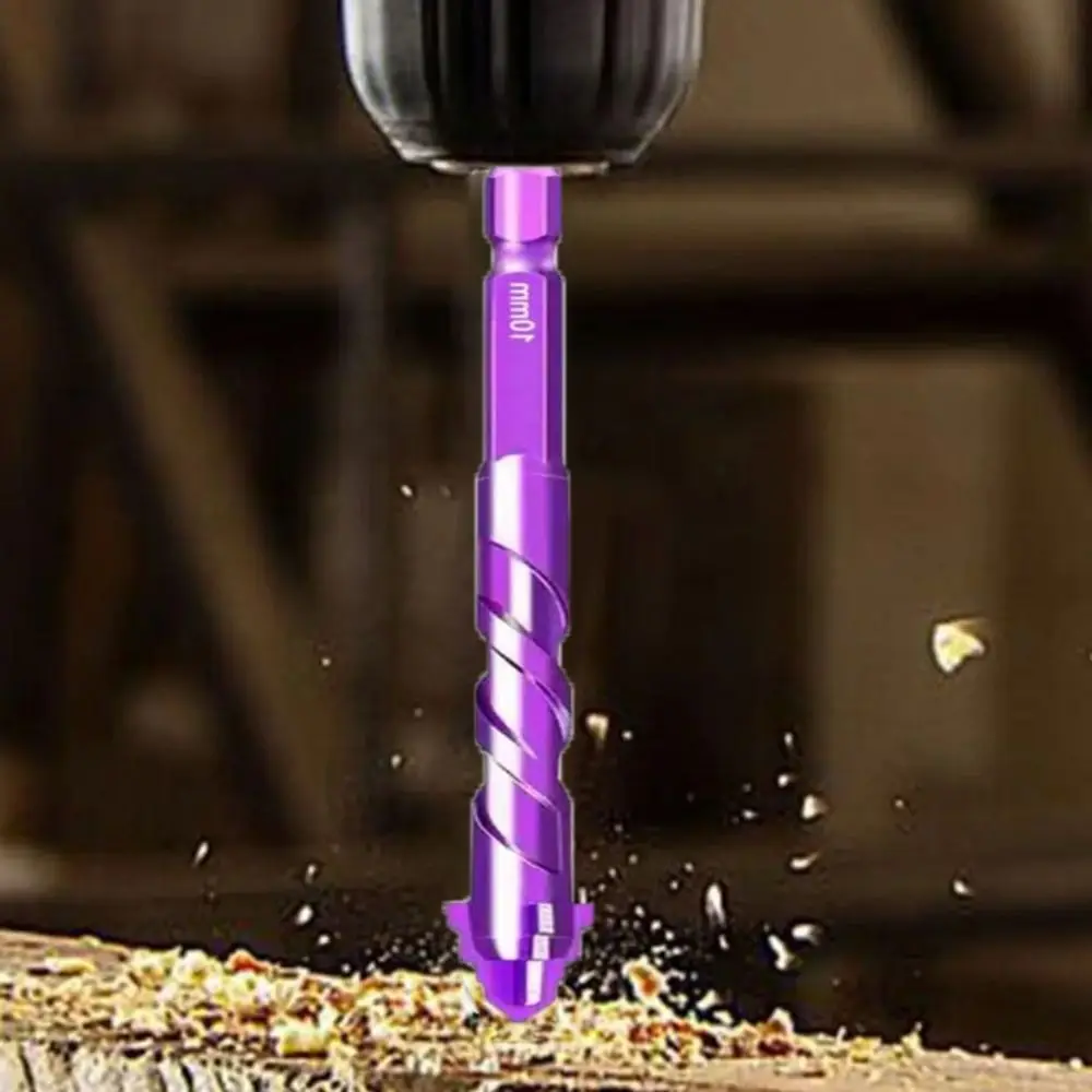 

High Hardness Multifunctional Tool Set Steel Alloy Rust Resistant Four-Edged Sawtooth Drill Bits Eccentric Design Four-Flute