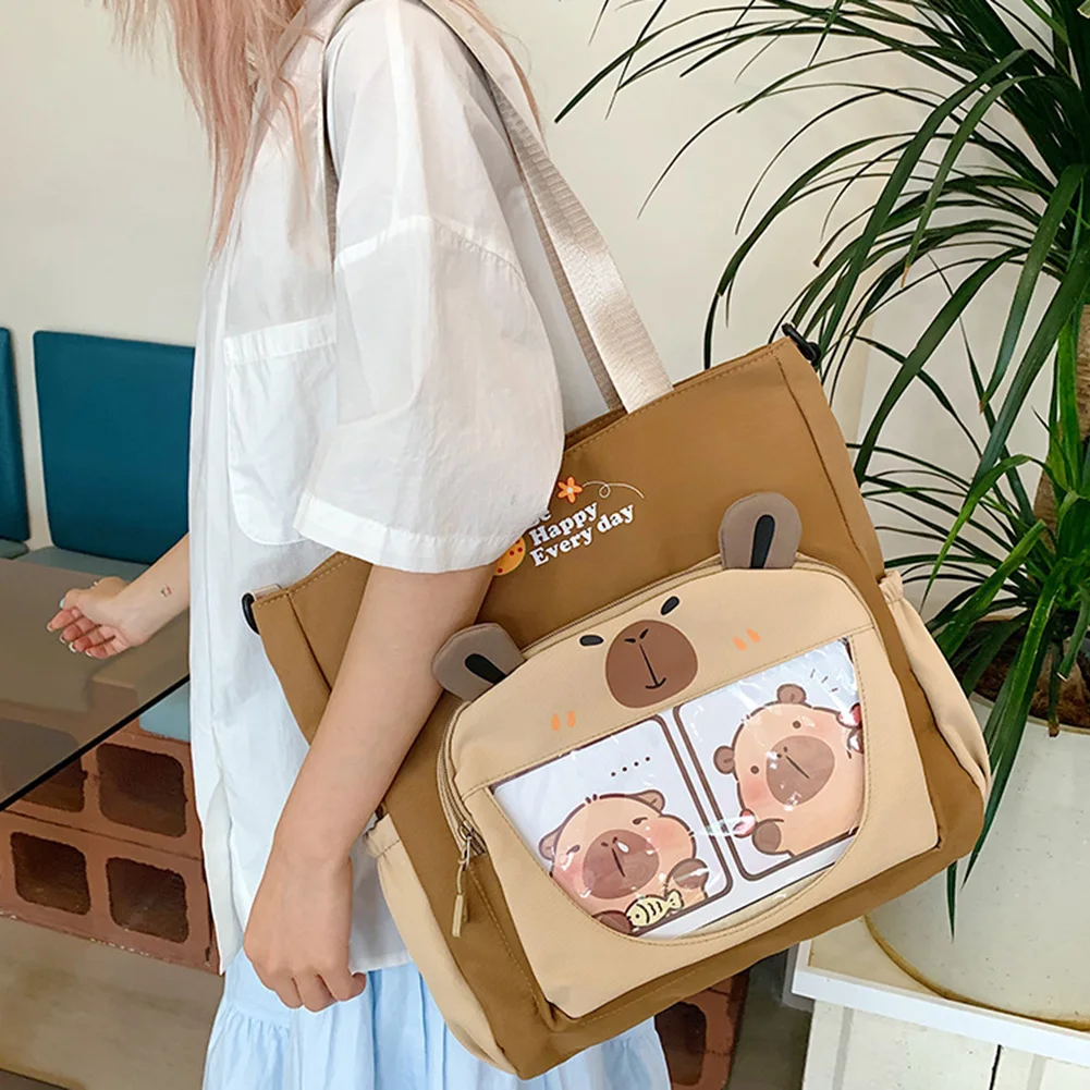 

Capybara Cross-Body Bag,Women Handbags,Nylon Shoulder Bag,Ladies Messenger Bag,Versatile Large Capacity Bag For Women Girls