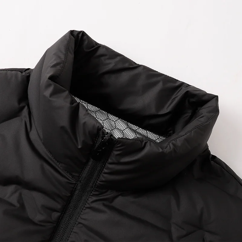 Nouveau femmes automne et hiver à la mode polyvalent 80% duvet de canard blanc gilet femme ample décontracté col montant gilet chaud