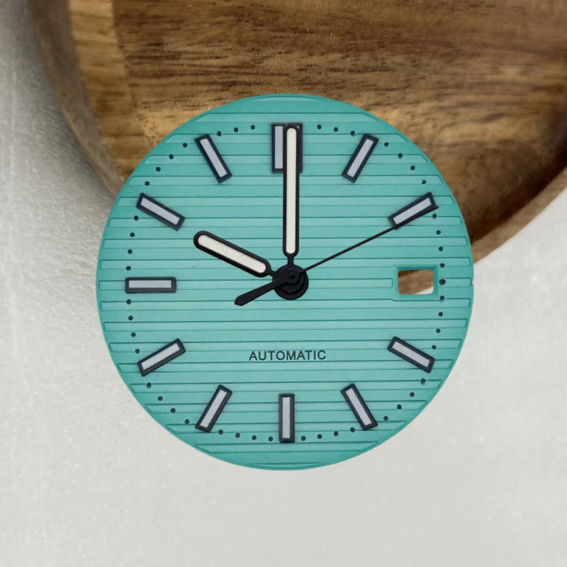 GMOGAR الأخضر مضيئة بدون شعار 30.5 مللي متر ساعة الطلب مناسبة ل PP نوتيلوس NH35 NH36 NH38/70 ساعة يد تعمل بالحركة اكسسوارات ساعة