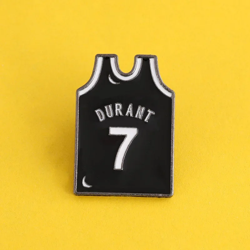 11 23 43 7 Basketball Team Uniforms Pin Top Star Enamel Pins Badges Brooches for Basketball Fan Dropshipping