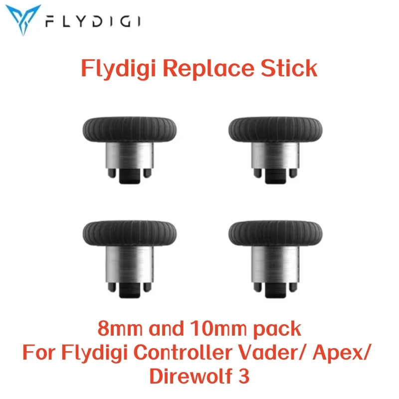 عصا بديلة أصلية من Flydigi مقاس 8 مم و10 مم مناسبة لـ Flydigi Vader 4 Pro/ Apex 4/ Apex 3/ Apex 2/ Vader 2/ Vader 3