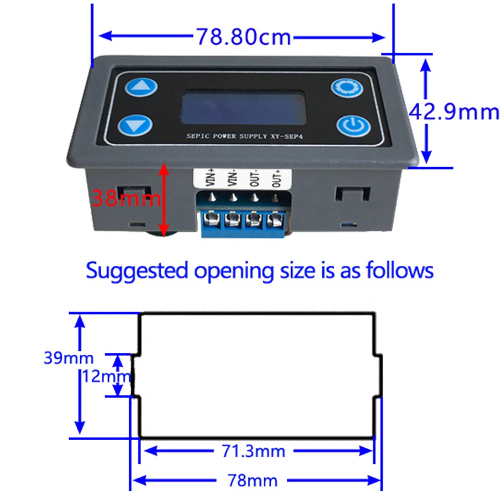 تيار مستمر 0.5-30 فولت 4A 35 واط التلقائي دفعة محول فرق الجهد CC CV ينظم قابل للتعديل مختبر تنحى خطوة المتابعة وحدة امدادات الطاقة
