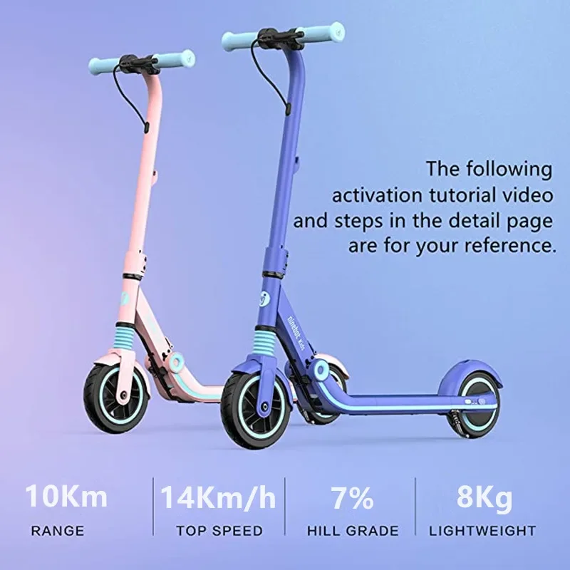 EU STOCK Ninebot by Segway EKickScooter ZING E8 200W Motor 14KM/H Speed Children Lightweight Elecrtic Scooters