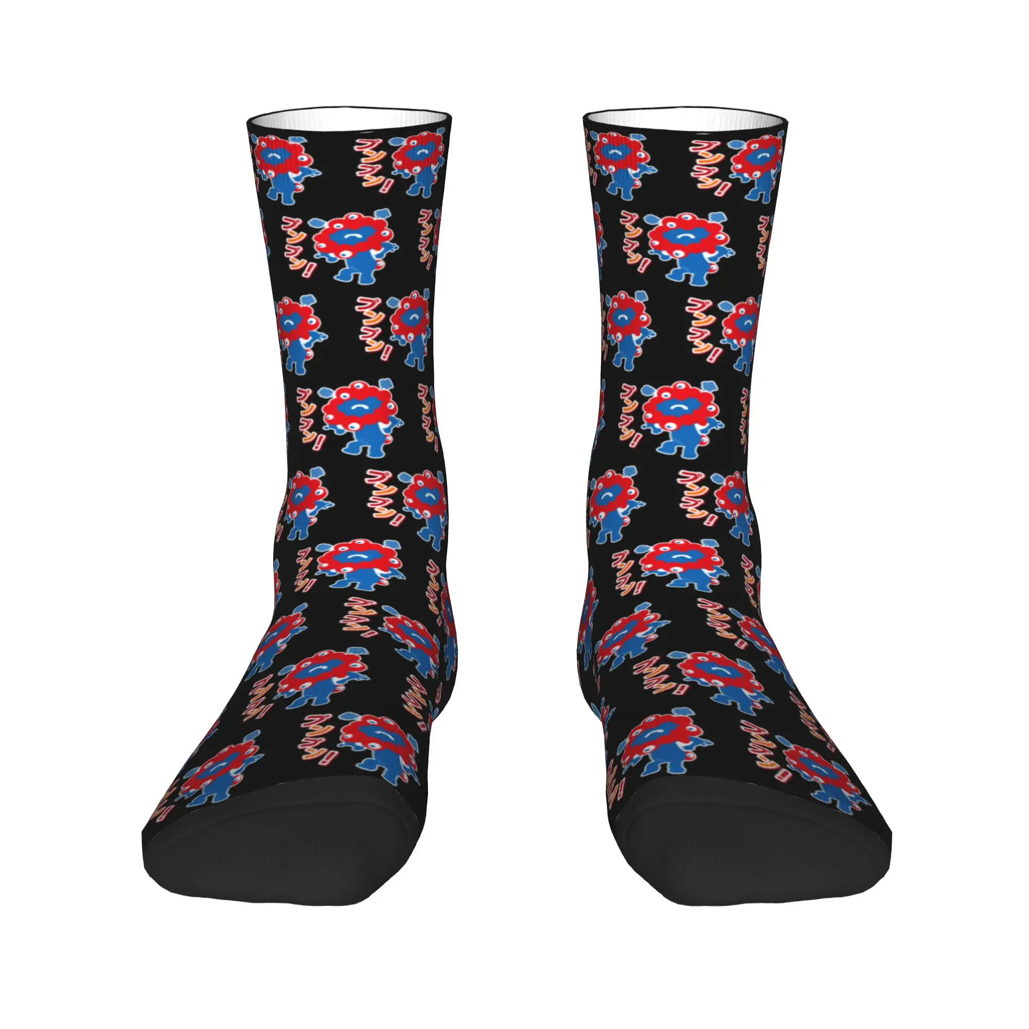 2025 التميمة Myaky Myaku Print (17) جوارب تصميم الجدة الجوارب الخريف المضادة للانزلاق الجوارب الكبار الرجال الجري تنفس الجوارب