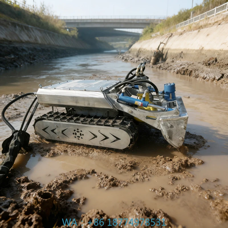 for Municipal Environmental Machinery Featuring Motor PumpHot-Selling Compact Underwater Dredging Robot Efficient Flexibility