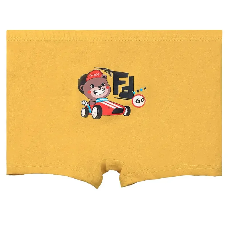 

5PC Men's underwear, children's cotton soft, boys' flat shorts, cartoon summer thin boys' four-cornered baby underpants