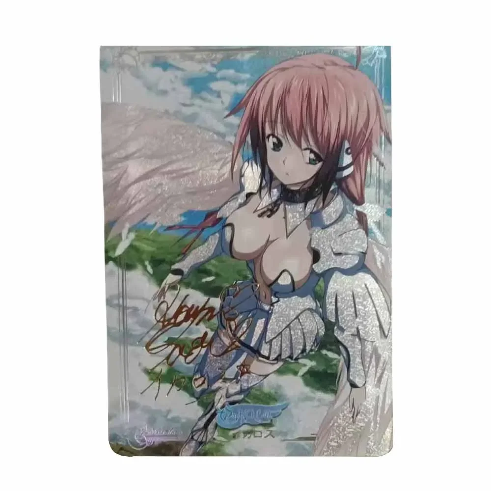 

DIY Sora No Otoshimono Ikaros Original Series Golden Flash Card Anime Peripheral Game Collection Card Holiday Gift for Children