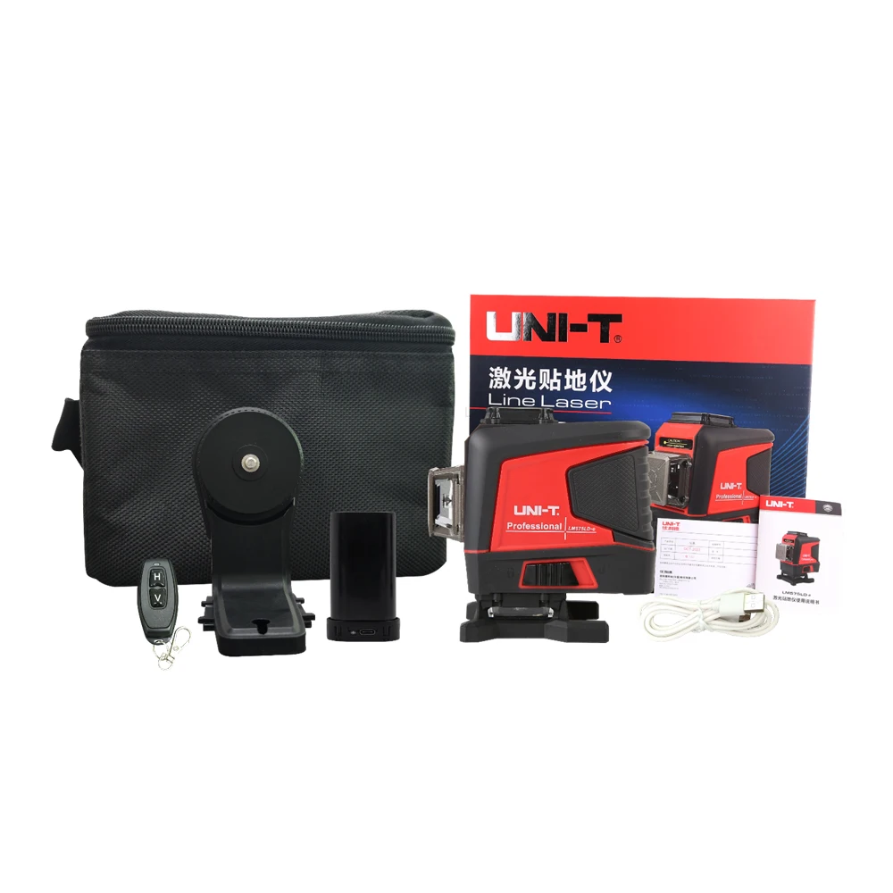 UNI-T LM576LD-e 16 Lines Laser Level Tool Professional 360 Laser Leveling Instrument Laser Level Meter Green Light Level