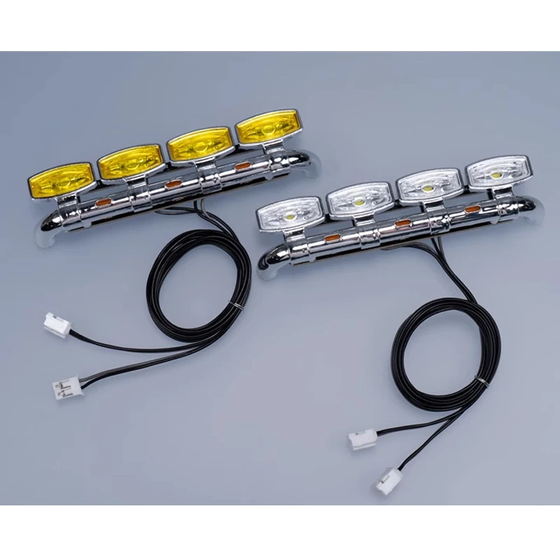 1 Pcs Simulationc Front Bumper Spotlight for 1/14 Tamiya RC Truck Scania 770S 6X4 56368 8X4 56371 Diy Parts Toys